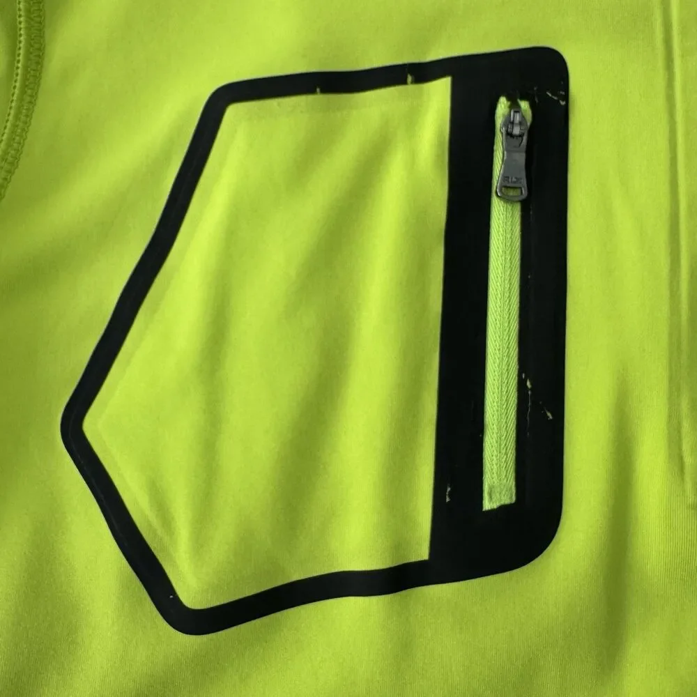 RLX Ralph Lauren Colonial Golf 1/4 Zip Pullover Men XL Neon Green Performance